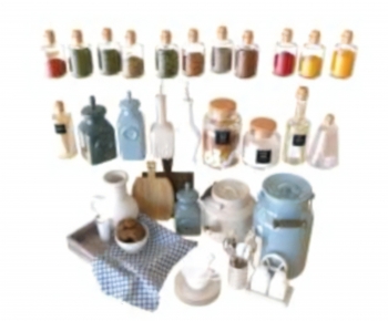 Modern Seasoning Jar-ID:225223063