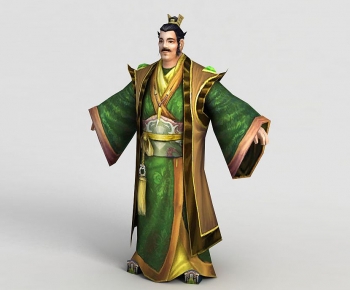 现代游戏角色侠盟负责人模型-ID:393634086