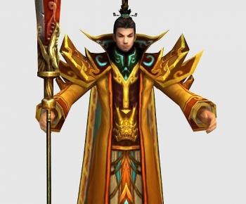 现代游戏人物角色天吴模型-ID:240390341