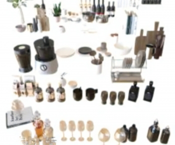 现代厨具酒具摆件组合-ID:305041074
