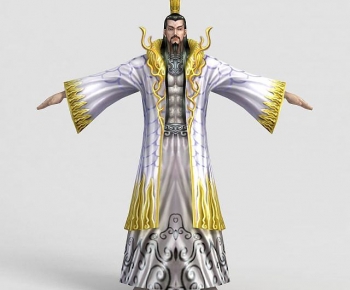 现代游戏人物角色天神宫宫主模型-ID:378760104