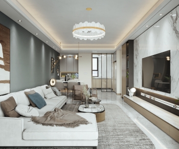 Modern A Living Room-ID:151315939