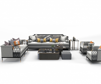 New Chinese Style Sofa Combination-ID:315599421