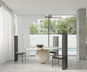 Modern Dining Table And Chairs-ID:353871112