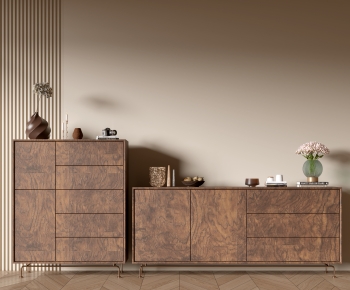 Wabi-sabi Style Side Cabinet-ID:677421116