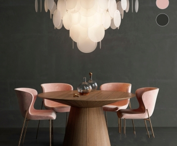 Modern Dining Table And Chairs-ID:995640835