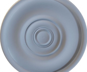 European Style Plaster Carved Top Plate-ID:852351227