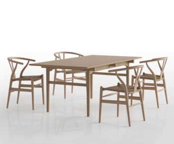 New Chinese Style Dining Table And Chairs-ID:719876056
