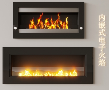 Modern Electronic Fireplace-ID:913117897