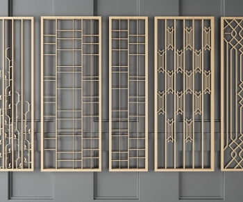 Modern Metal Screen Partition-ID:919511089