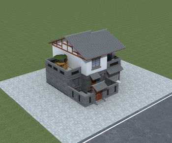 Chinese Style Residential Building-ID:591962103