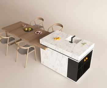 Modern Dining Table And Chairs-ID:150636918