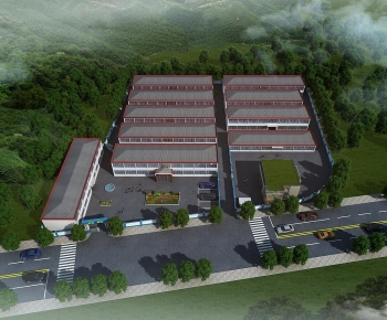 Modern Architectural Bird's-eye View Planning-ID:305318859