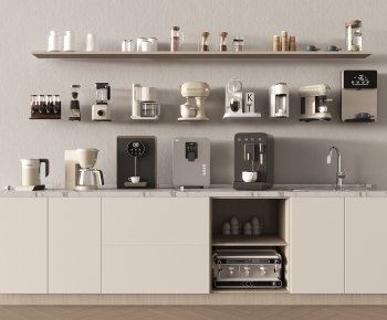 Modern Kitchen Electric Coffee Machine-ID:996587041