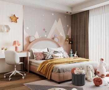 Modern Girl's Room Daughter's Room-ID:483610612