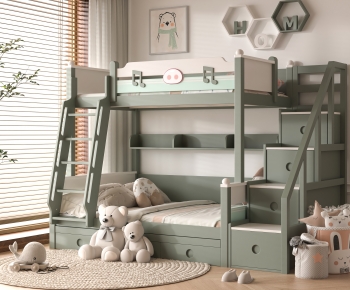Modern Bunk Bed-ID:554426912