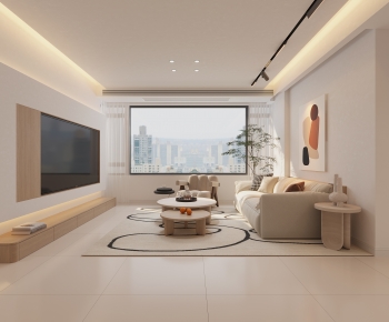 Modern A Living Room-ID:917361979