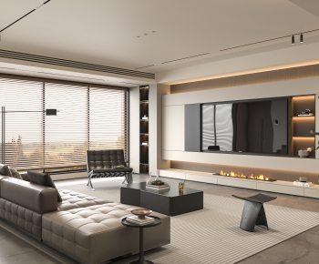 Modern A Living Room-ID:729240897