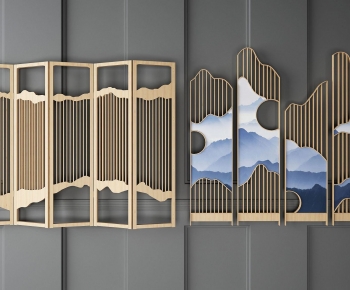 New Chinese Style Metal Screen Partition-ID:432830104