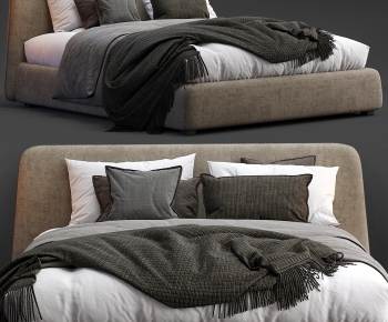 Modern Double Bed-ID:530309771