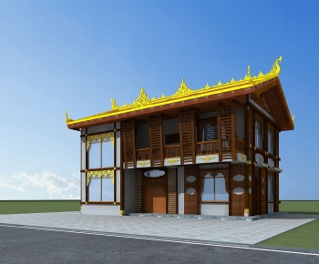 Southeast Asian Style Residential Building-ID:465015899
