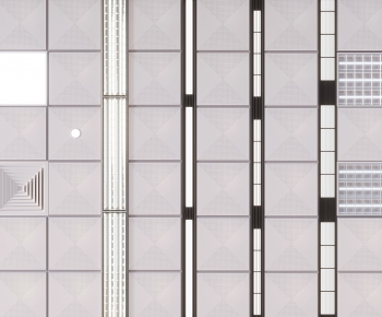 Modern Suspended Ceiling-ID:655834915
