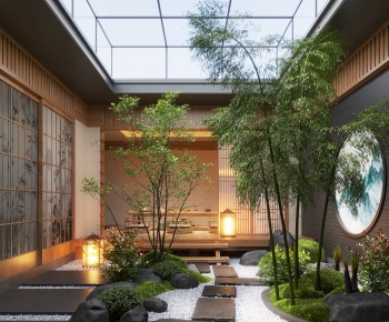 New Chinese Style Courtyard/landscape-ID:616441976