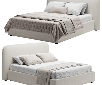 Modern Double Bed-ID:963681945