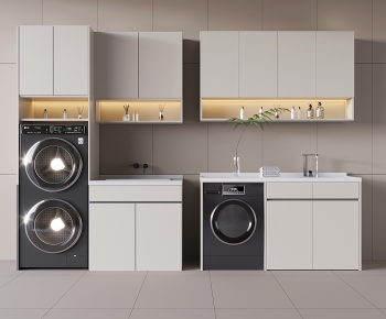 Modern Laundry Cabinet-ID:237346893