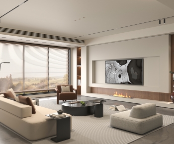 Modern A Living Room-ID:773808002