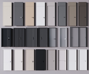 Modern Single Door-ID:307356125