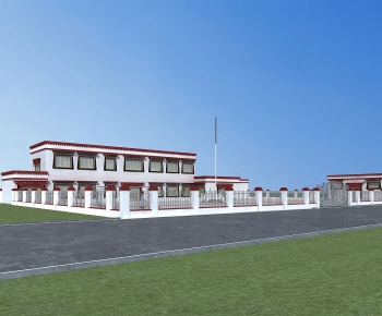 New Chinese Style Public Building-ID:480396039