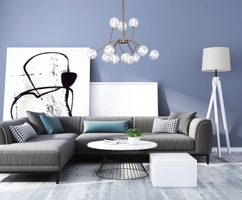 Nordic Style Sofa Combination-ID:191576001