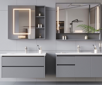 Modern Bathroom Cabinet-ID:797449112