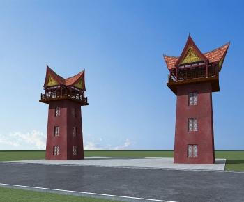 Chinese Style Tower-ID:700906046