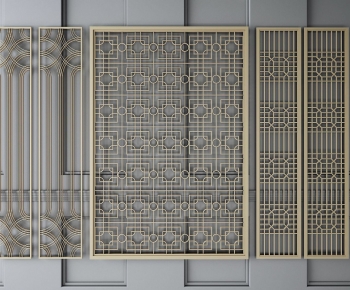 Modern Metal Screen Partition-ID:386153949