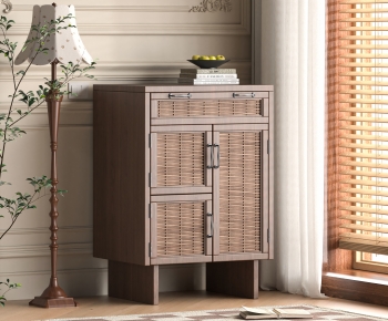 Wabi-sabi Style Side Cabinet-ID:175522092