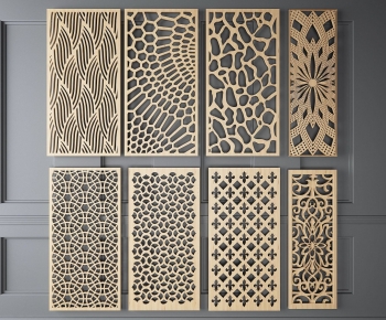 Modern Metal Screen Partition-ID:411076071