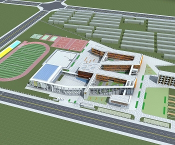 Modern Architectural Bird's-eye View Planning-ID:356781962