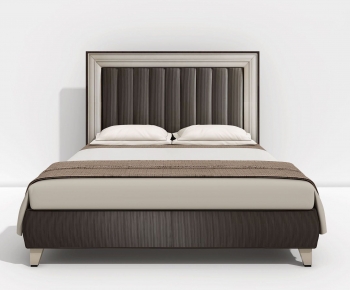 Modern Double Bed-ID:833906891