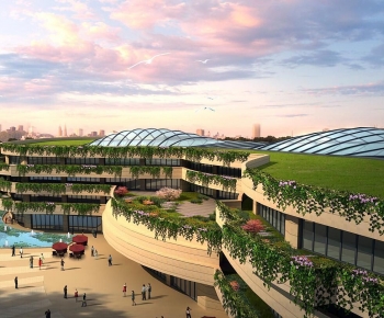 Modern Appearance Of Commercial Building-ID:673471933