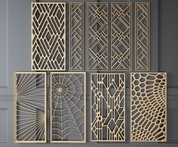 Modern Metal Screen Partition-ID:750751973