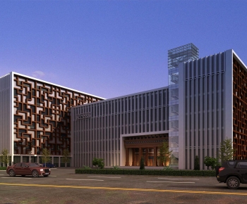 Modern Public Building-ID:836473946