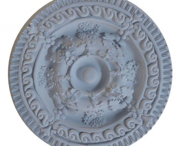 European Style Plaster Carved Top Plate-ID:209692009