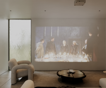 Modern A Living Room-ID:906677014