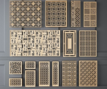 Modern Metal Screen Partition-ID:545542009