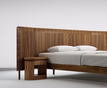 Modern Double Bed-ID:642985113