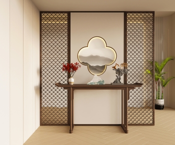 New Chinese Style Hallway-ID:348581084
