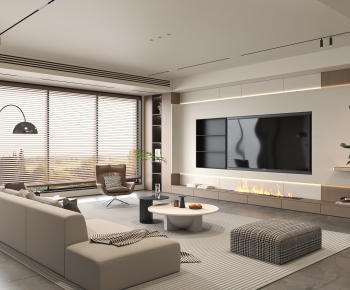 Modern A Living Room-ID:343246941