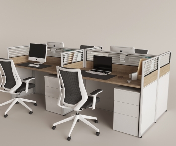 Modern Office Desk And Chair-ID:549520027
